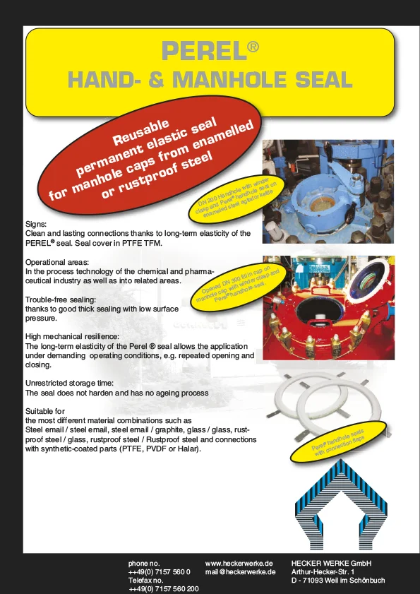 Handseal and Manholeseal from manufacturer